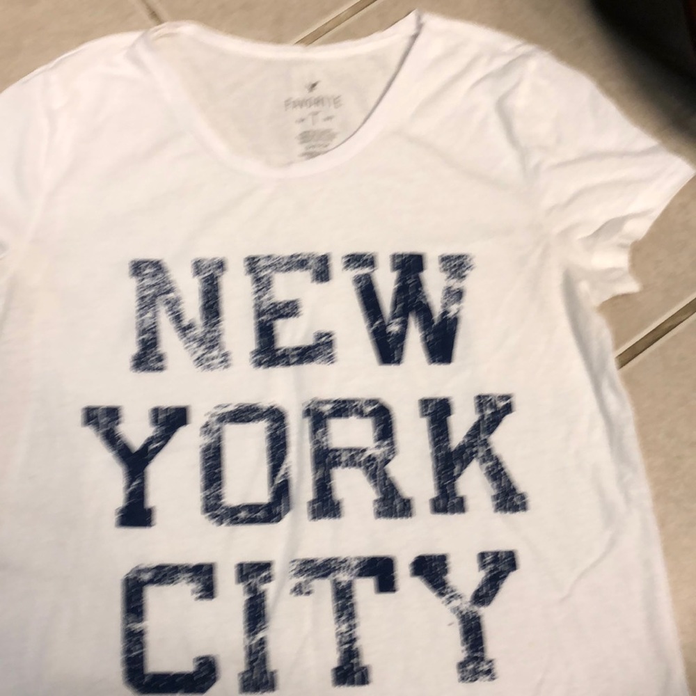 Scoop neck tee shirt